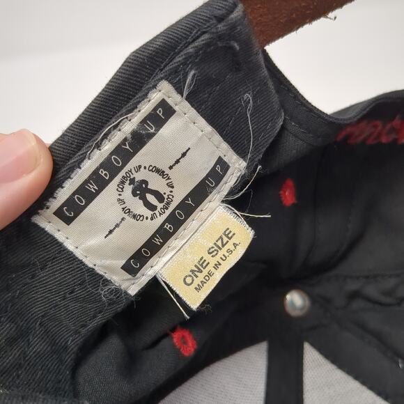 Don't Make Me Open This Whoop Ass Cowboy Up Slideback Baseball Cap Multi OS - Picture 9 of 9